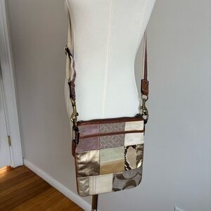 Coach Brown Leather Interior Tag